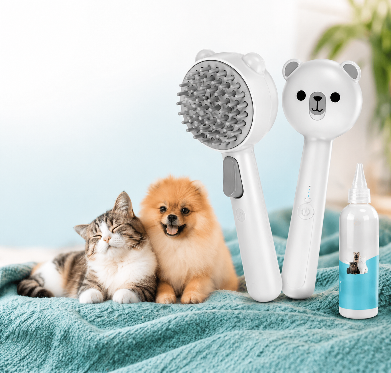 Zenfur™ Steam Pet Grooming Brush